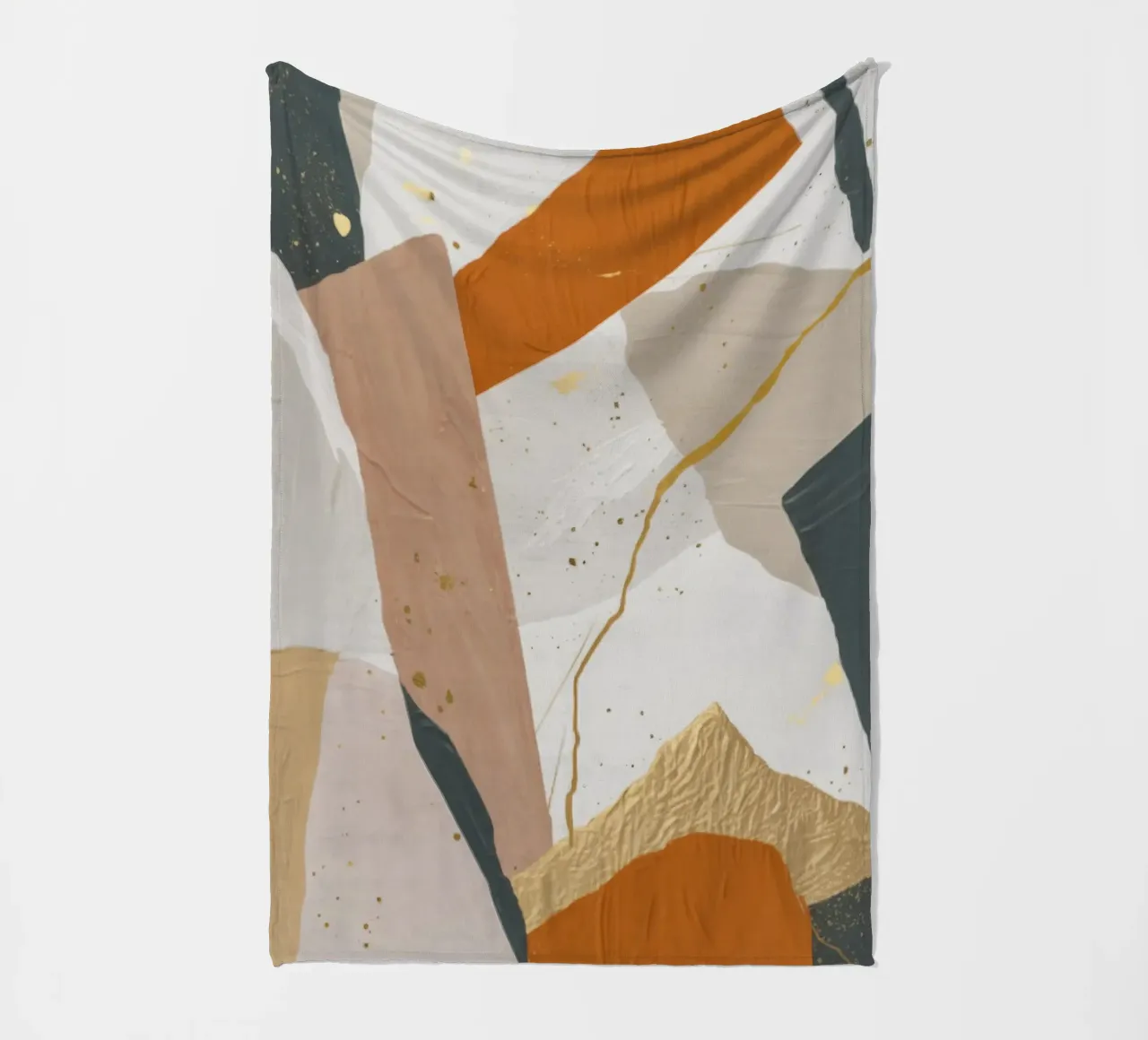 Patchwork Dune Motion fleece blanket by Monarch Arc