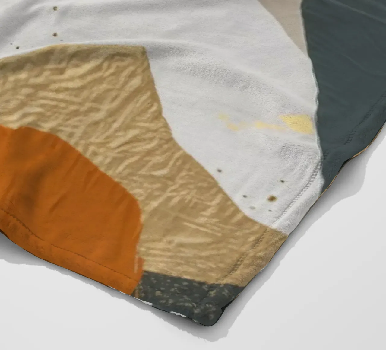 Patchwork Dune Motion fleece blanket by Monarch Arc