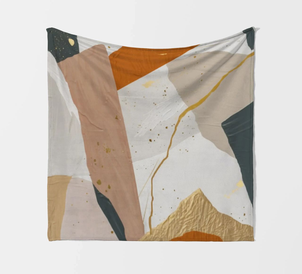 Patchwork Dune Motion fleece blanket by Monarch Arc
