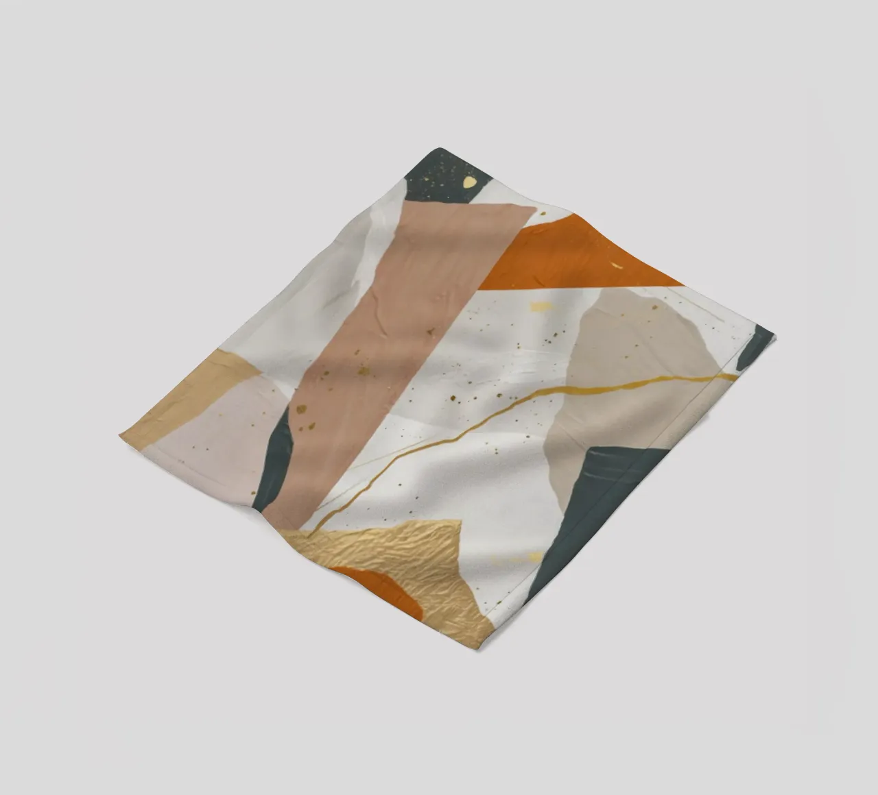 Patchwork Dune Motion fleece blanket by Monarch Arc