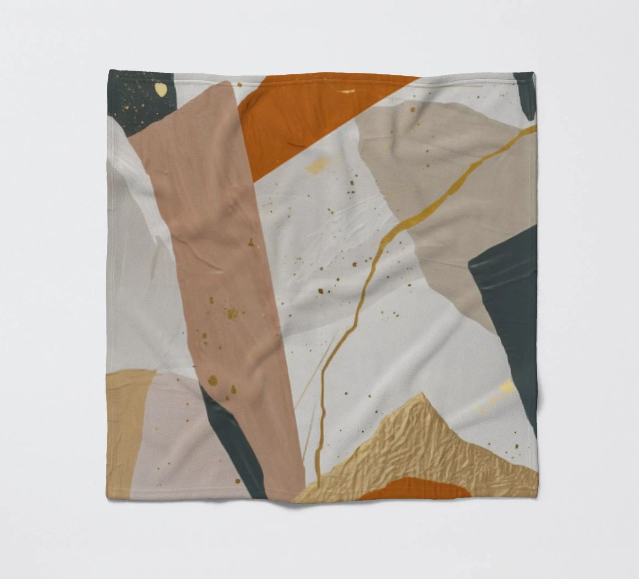Patchwork Dune Motion fleece blanket by Monarch Arc