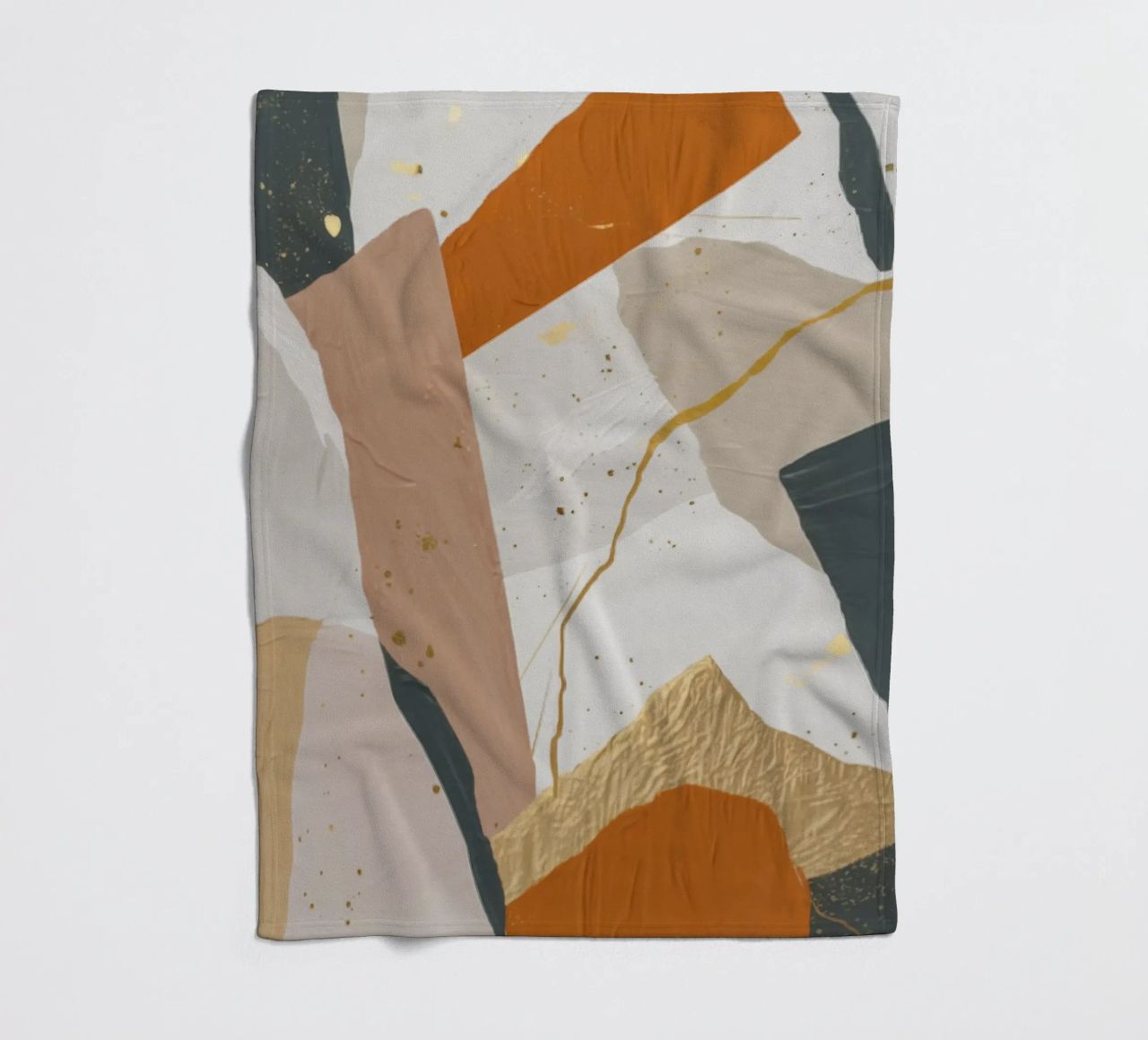 Patchwork Dune Motion fleece blanket by Monarch Arc