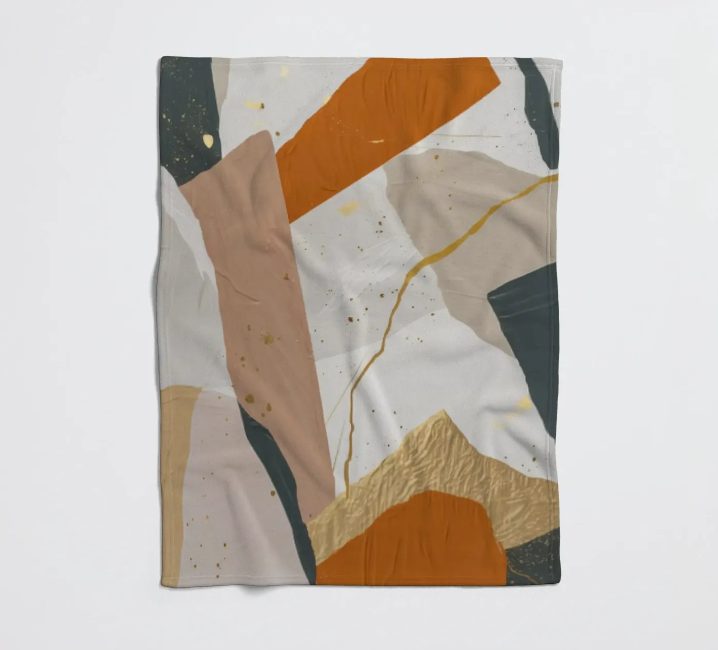Patchwork Dune Motion fleece blanket by Monarch Arc