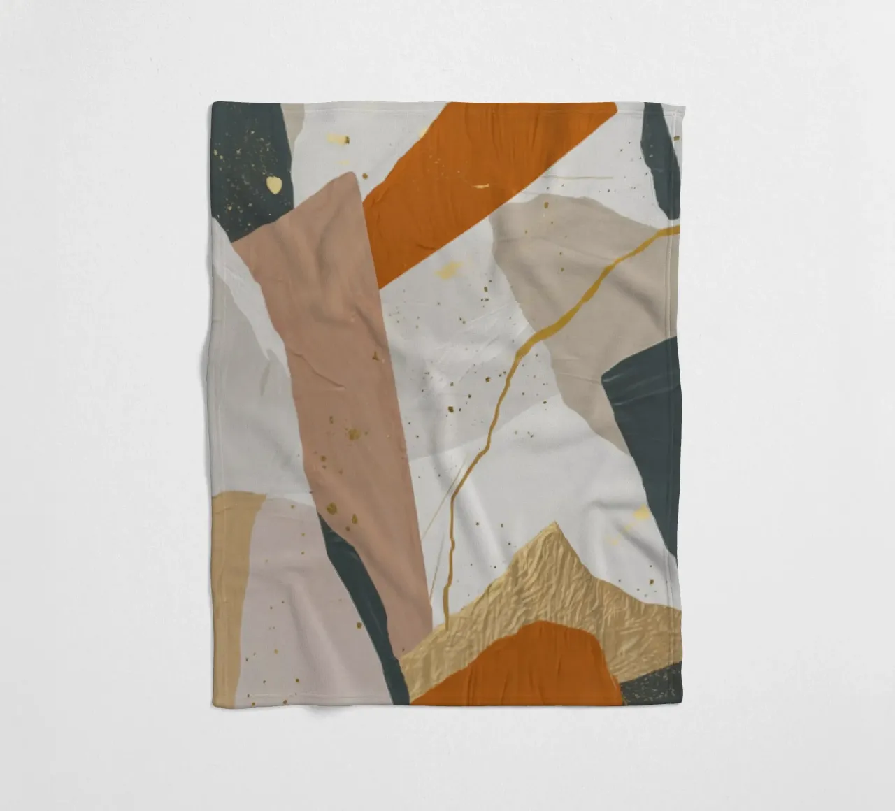 Patchwork Dune Motion fleece blanket by Monarch Arc