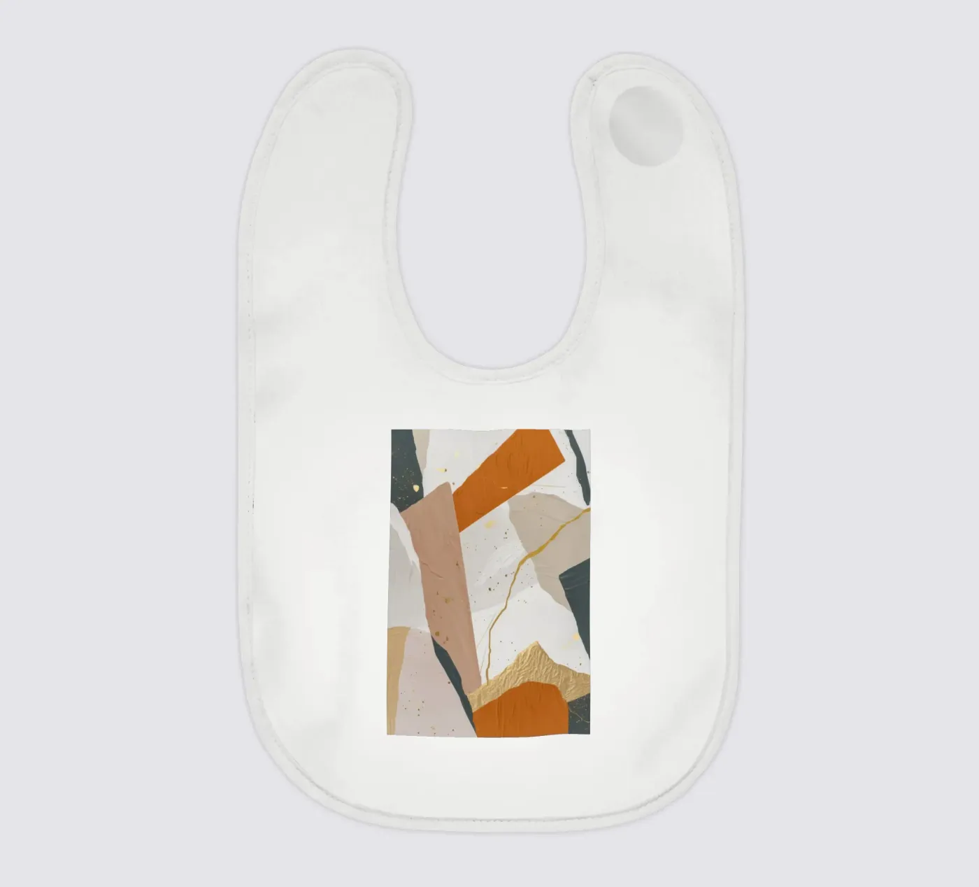 Patchwork Dune Motion baby bib by Monarch Arc