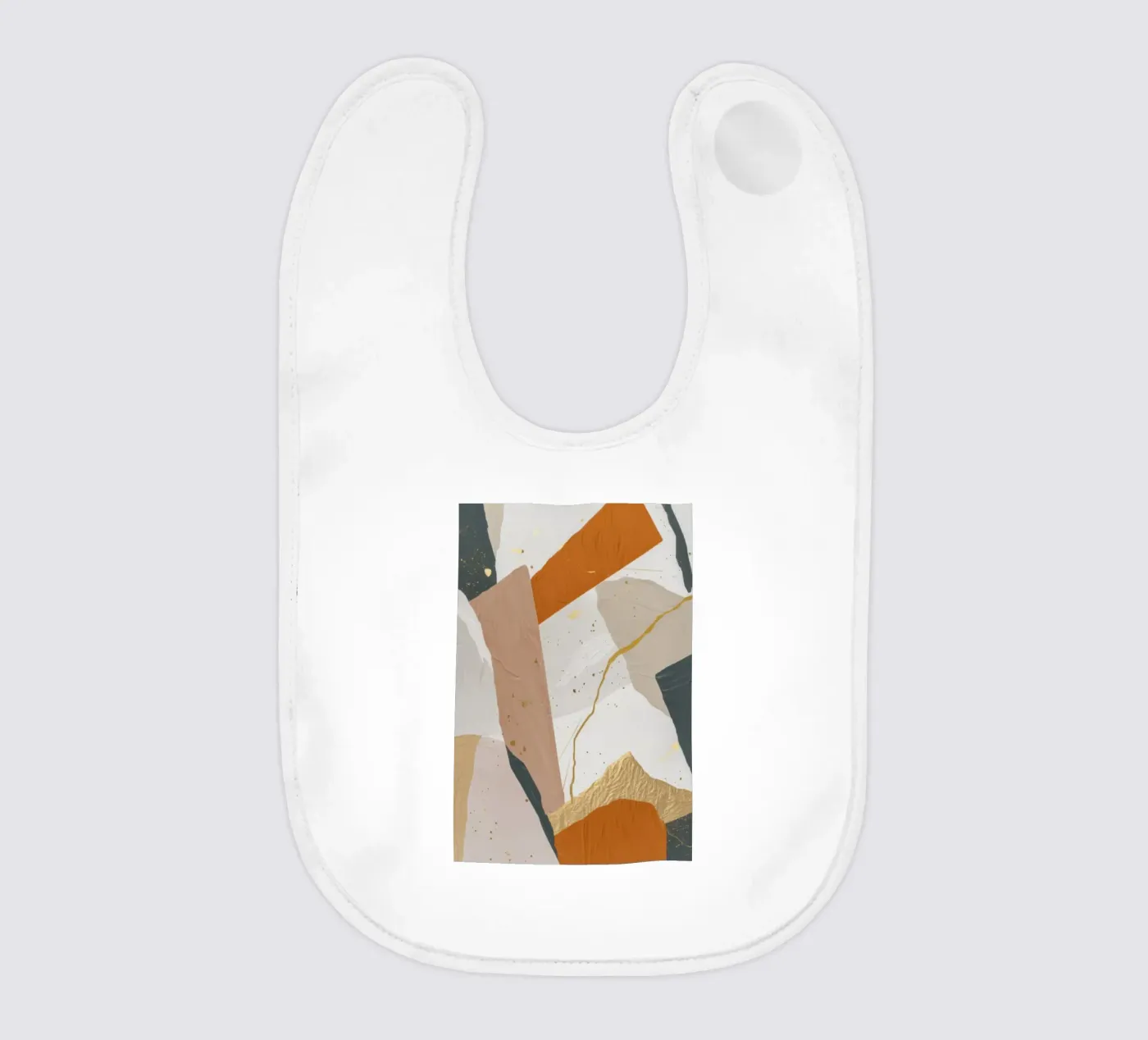 Patchwork Dune Motion baby bib by Monarch Arc