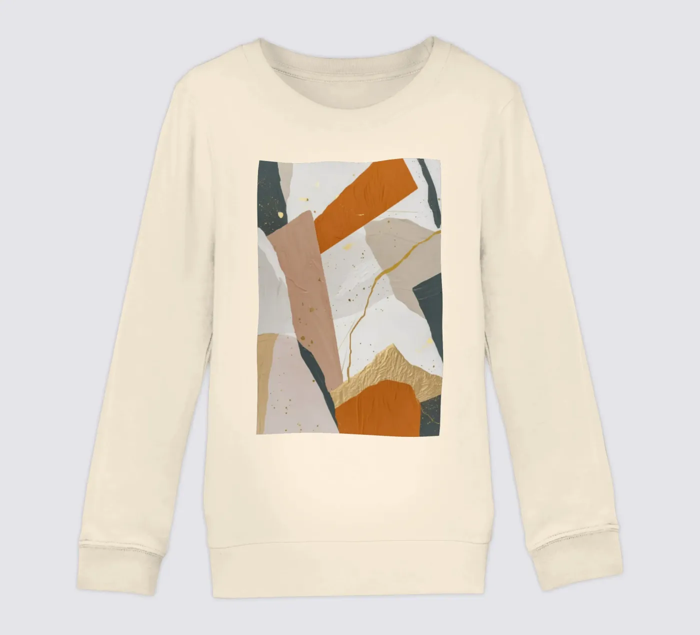 Patchwork Duin Motie kinder sweatshirt van Monarch Arc