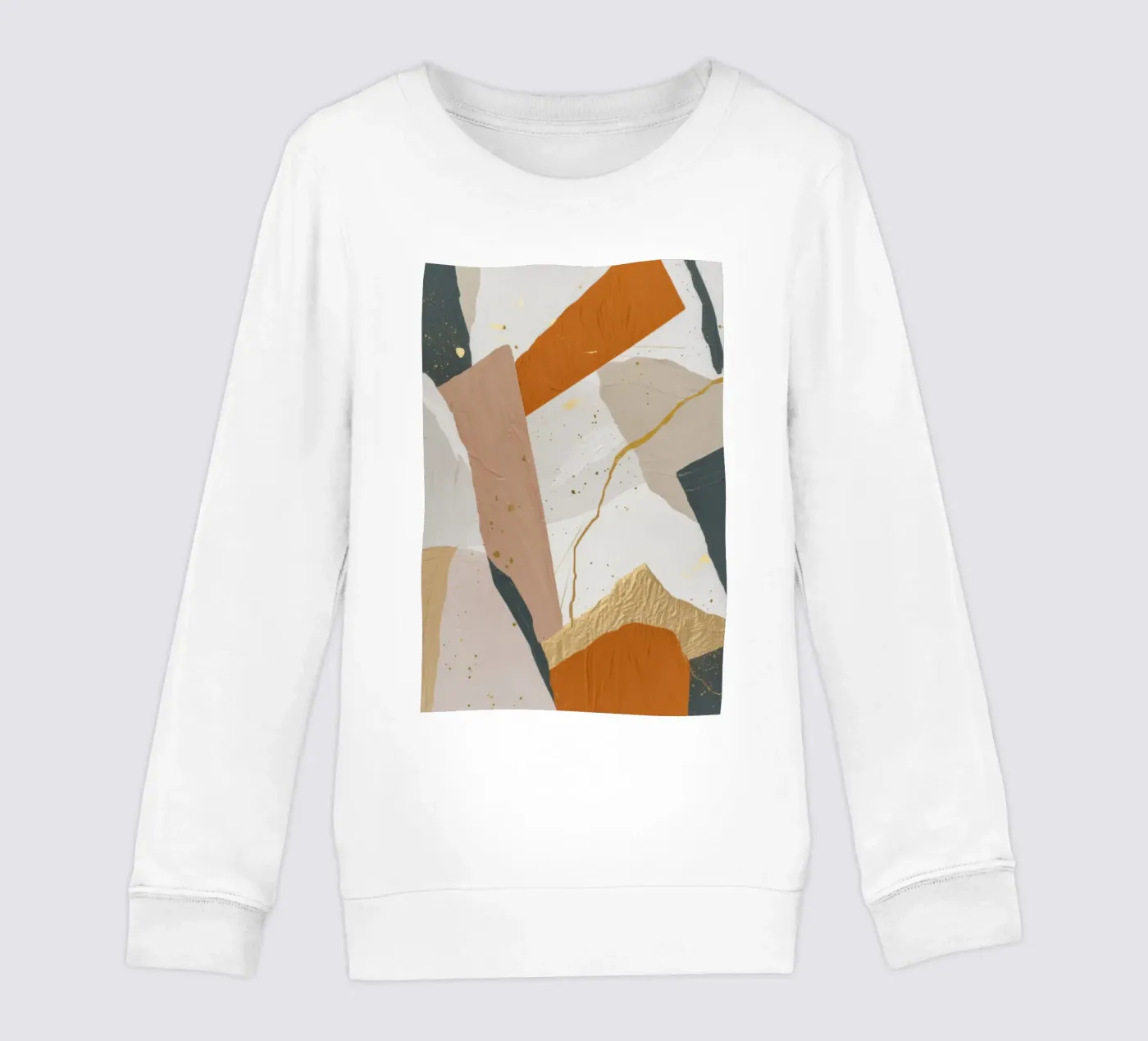 Patchwork Duin Motie kinder sweatshirt van Monarch Arc