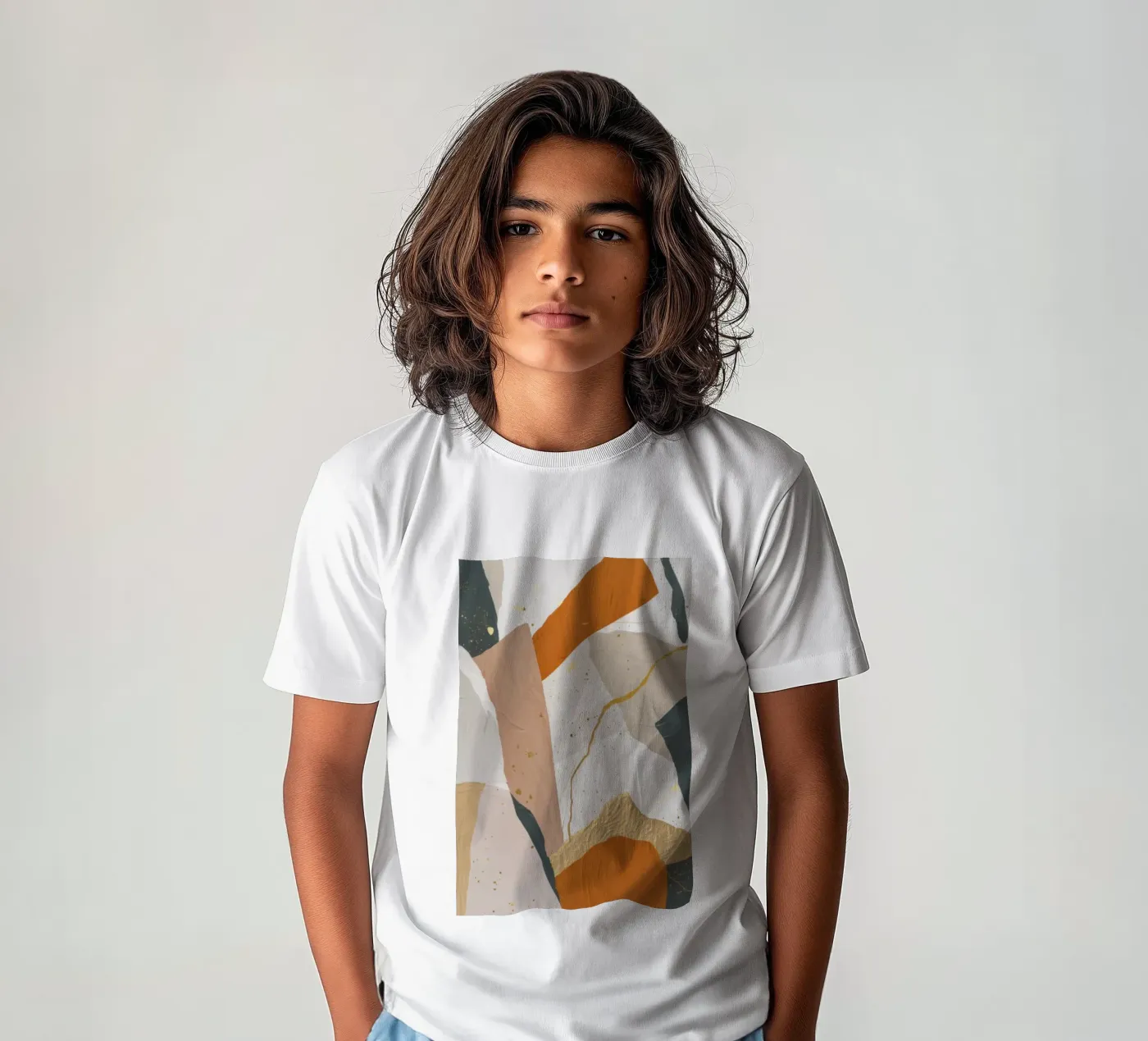 Patchwork-Düne Bewegung Kinder T-Shirt von Monarch Arc