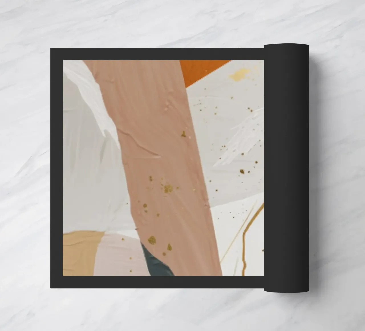 Patchwork-Düne Bewegung Fußmatte von Monarch Arc