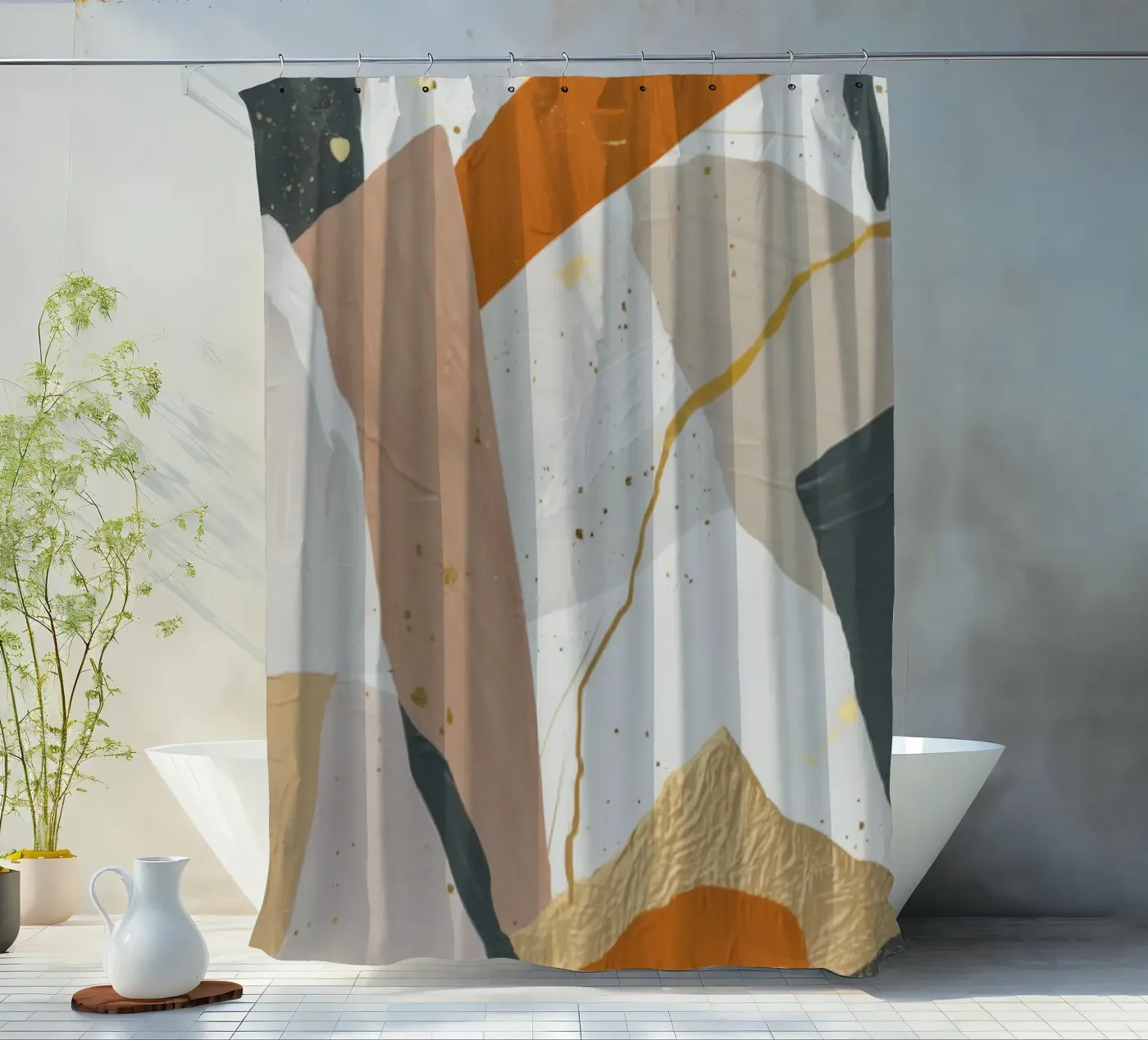 Movimento Patchwork Dune tenda da doccia da Monarch Arc