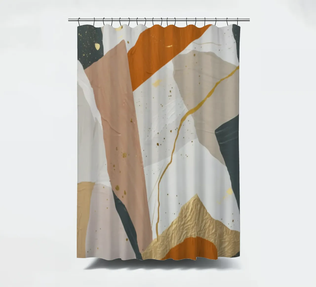 Patchwork Dune Motion rideau de douche de Monarch Arc