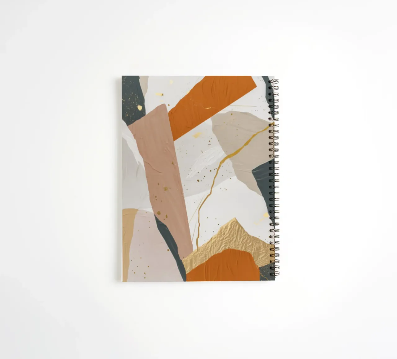 Patchwork Dune Motion spiral notebook by Monarch Arc