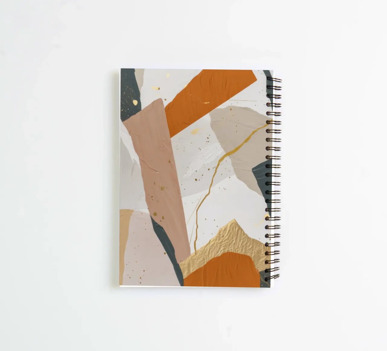 Patchwork Dune Motion spiral notebook by Monarch Arc