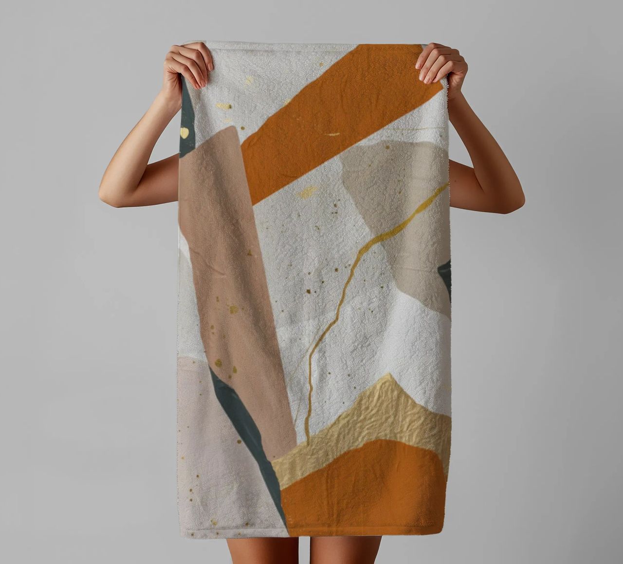 Patchwork Dune Motion towel by Monarch Arc