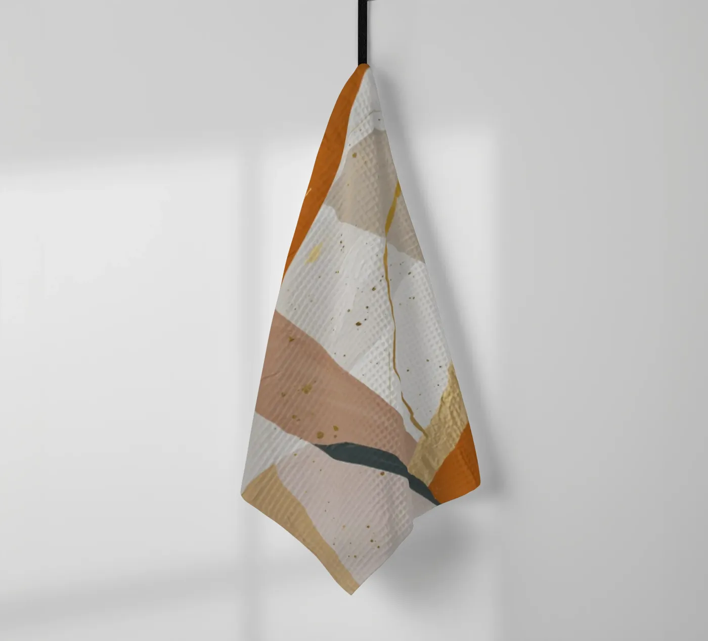 Patchwork Duin Motie theedoek van Monarch Arc