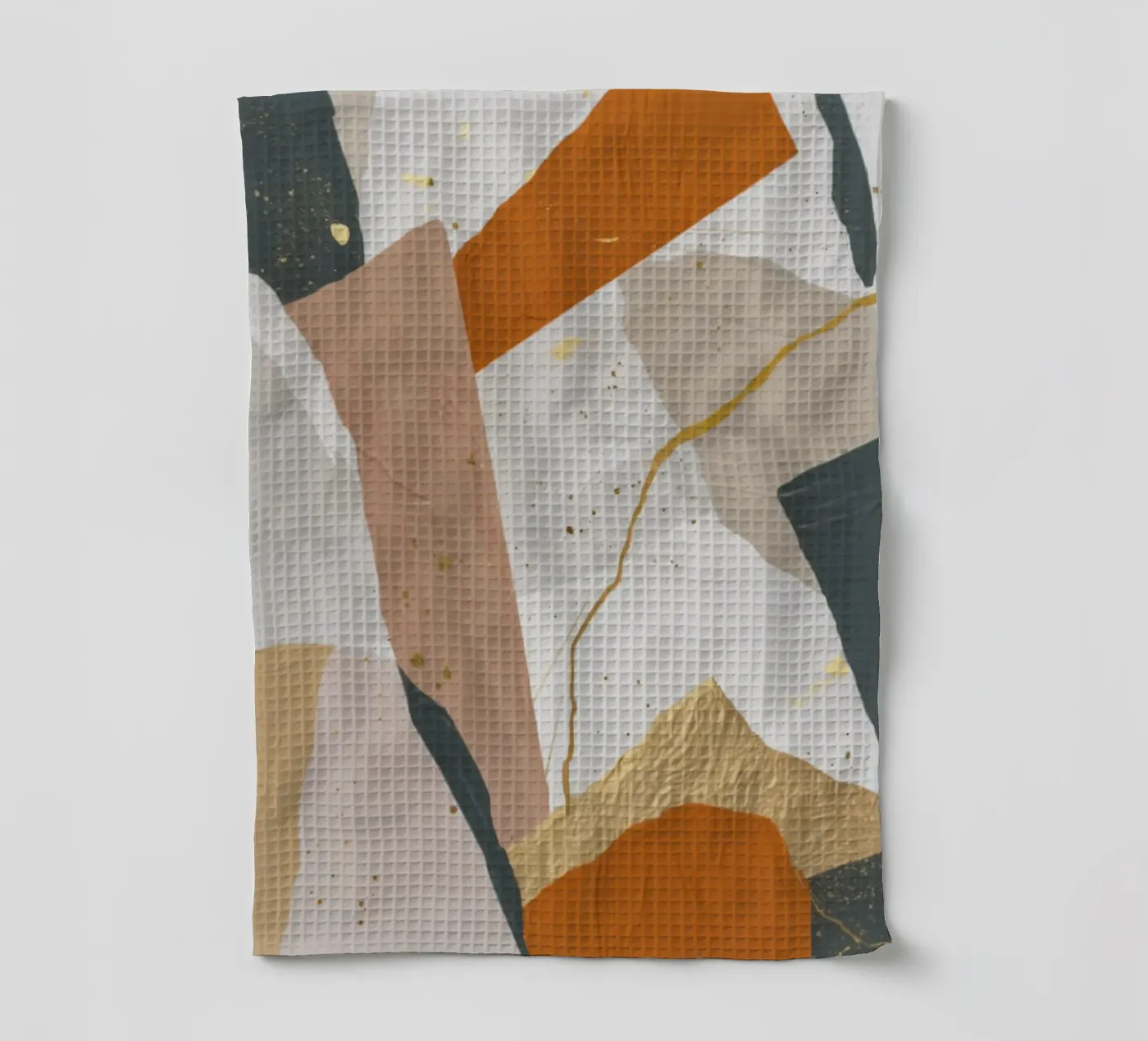 Patchwork Duin Motie theedoek van Monarch Arc