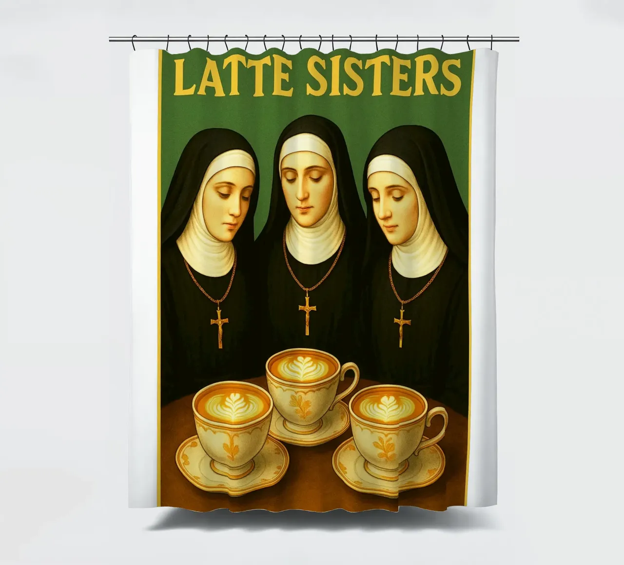 Milk Sister shower curtain by Rawdenox