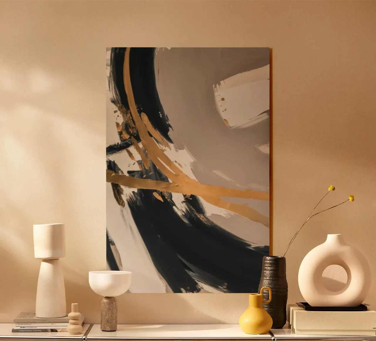 Striscia d'oro ossidiana plexiglass da Monarch Arc