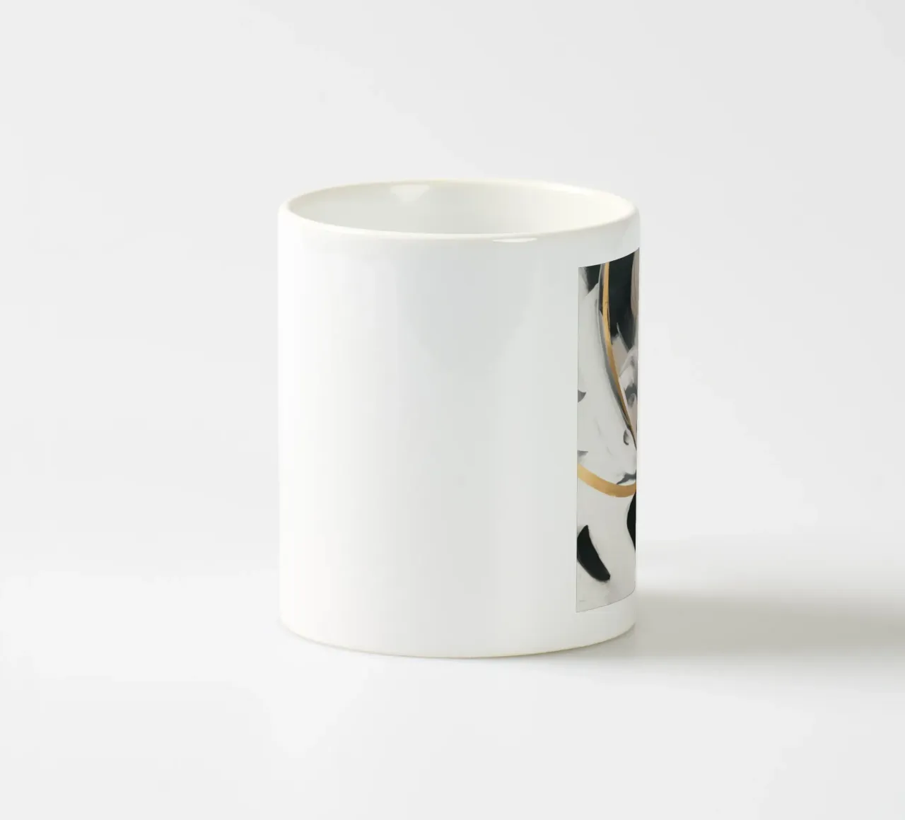 Raggio a spirale monocromatico tazza in ceramica da Monarch Arc