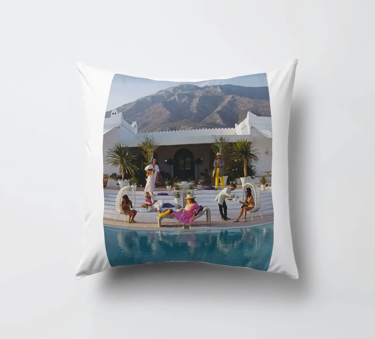 Festa Slim Aarons cuscino da The Poster UK