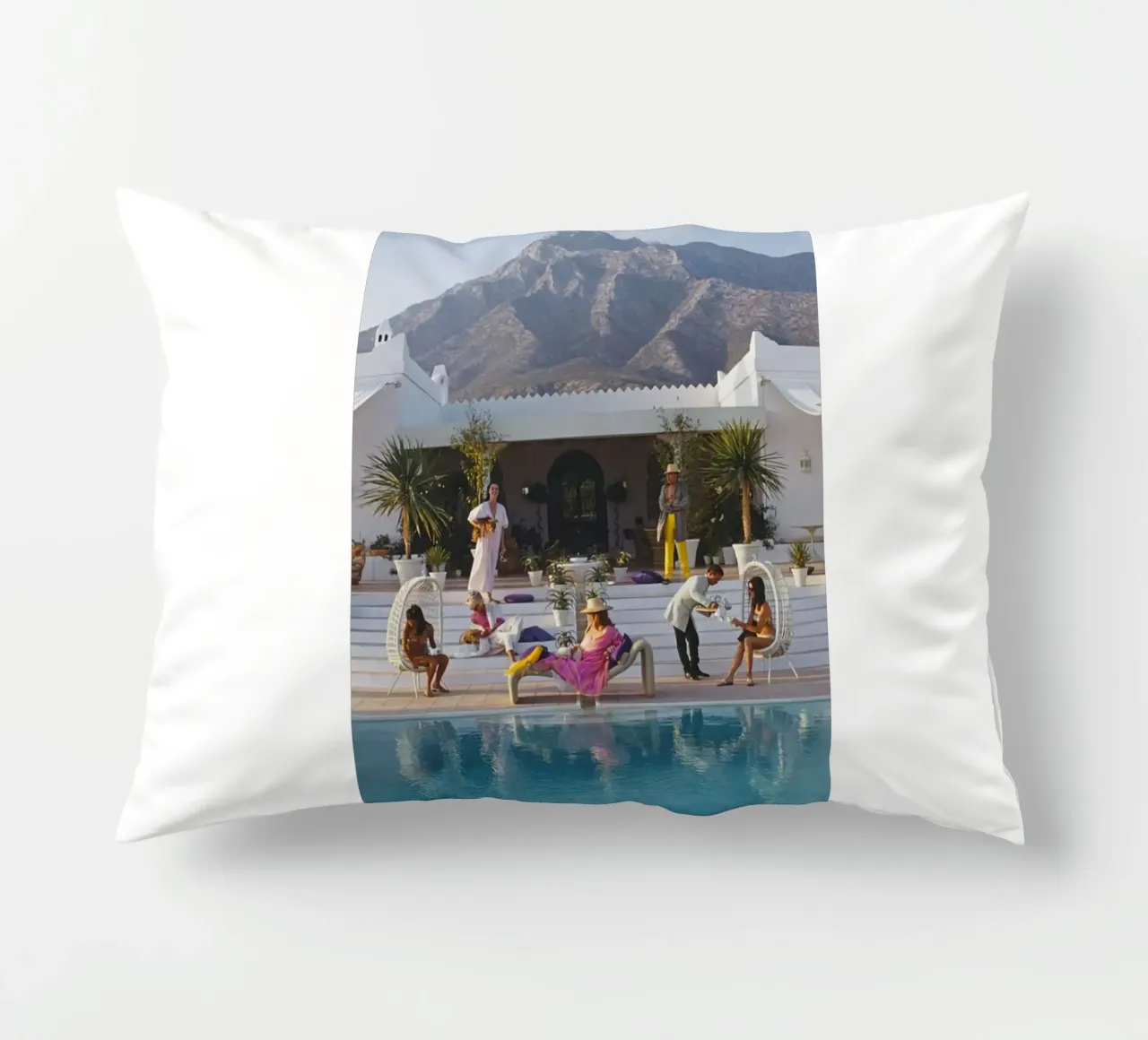 Festa Slim Aarons cuscino da The Poster UK
