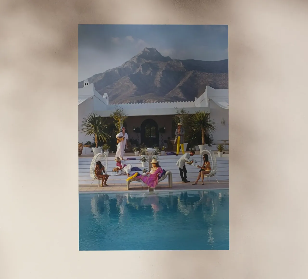 Festa Slim Aarons pellicola backlit da The Poster UK