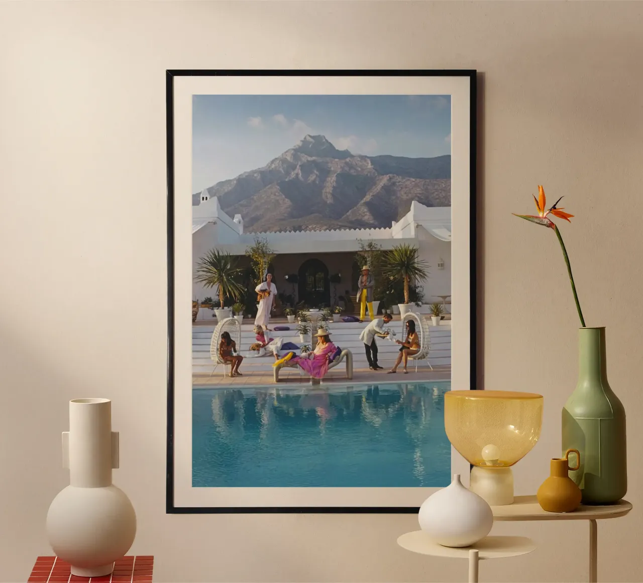 Festa Slim Aarons carta hahnemühle da The Poster UK