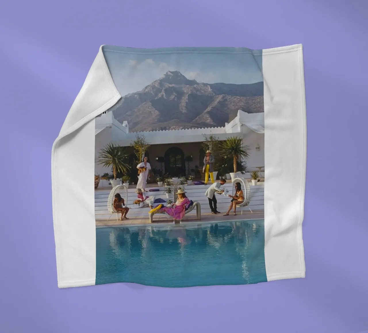 Festa Slim Aarons coperta in pile da The Poster UK