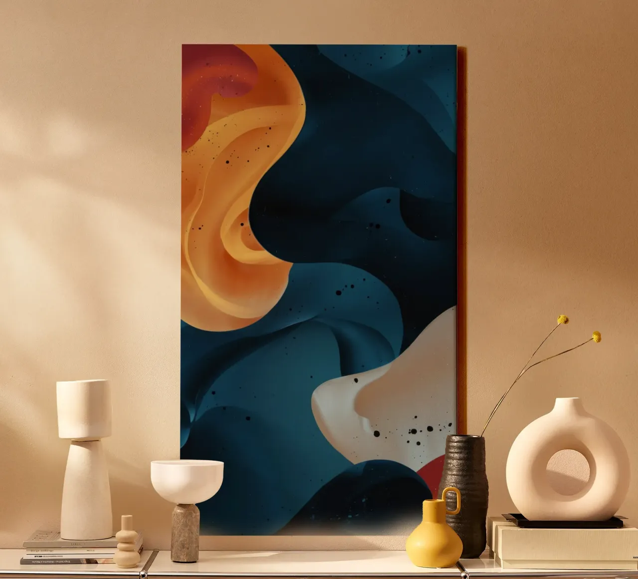 Lava Sky Drift canvas by Monarch Arc
