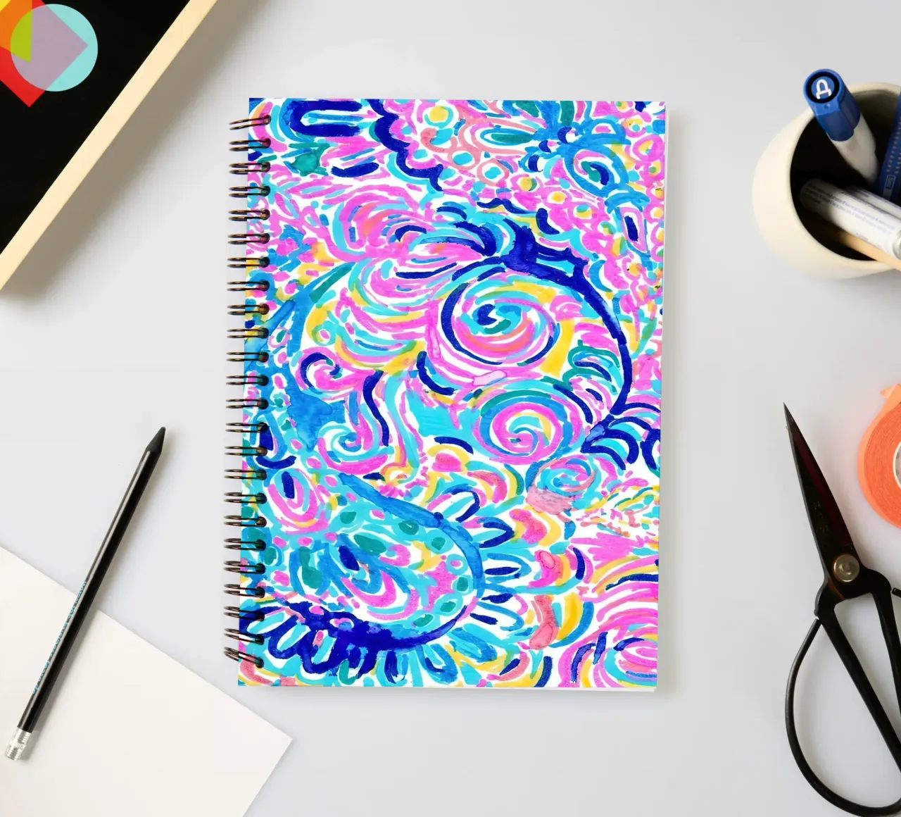 Lilly Pulitzer - Coral Inspiration spiral notebook by Queenshop