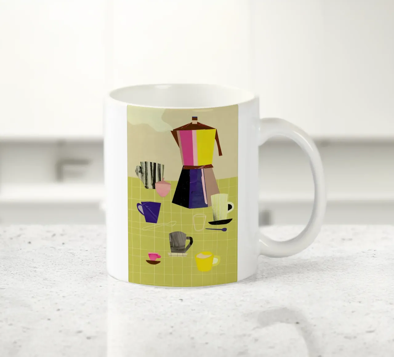 Kitchen ceramic mug by Rinah Lang