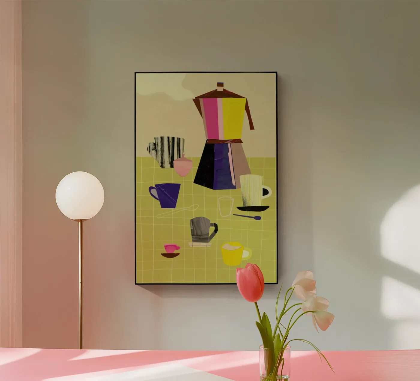 Kitchen acryl van Rinah Lang