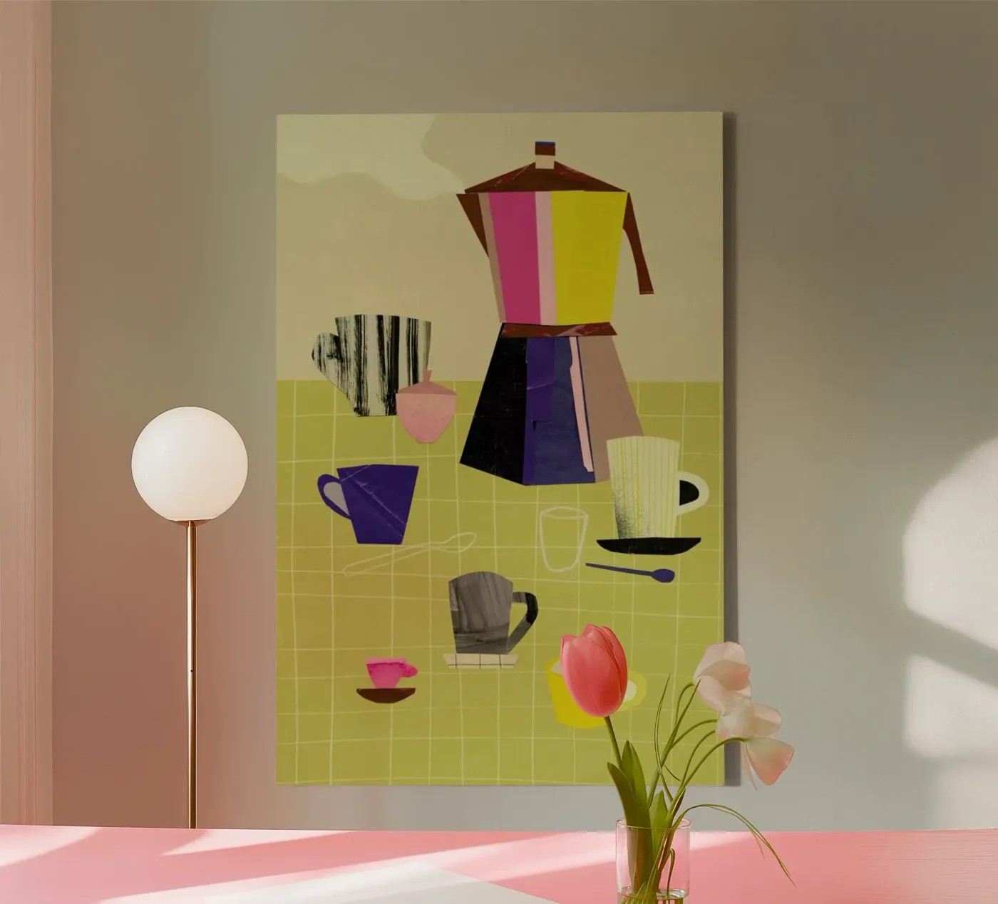 Kitchen canvas van Rinah Lang