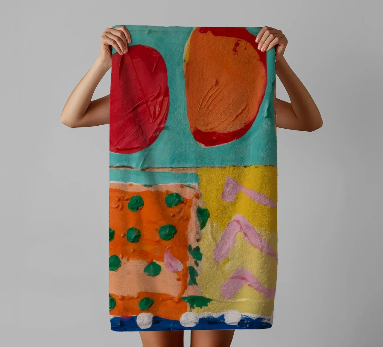 Sunset Blaze Celebration towel by Sublime Layers
