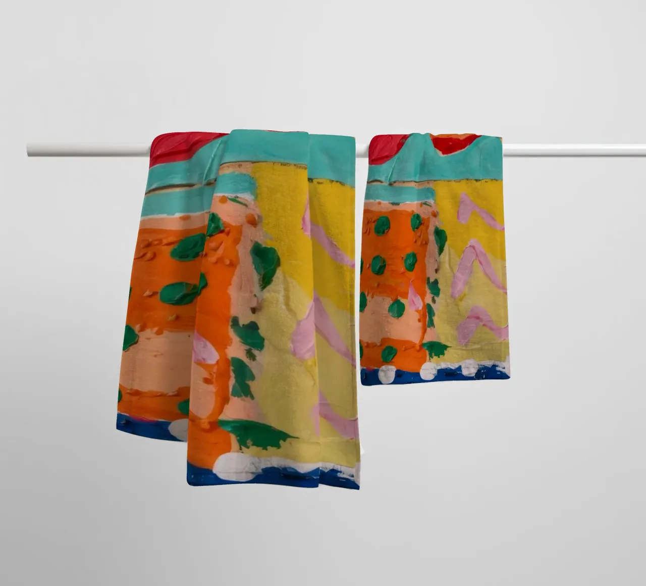 Sunset Blaze Celebration towel by Sublime Layers