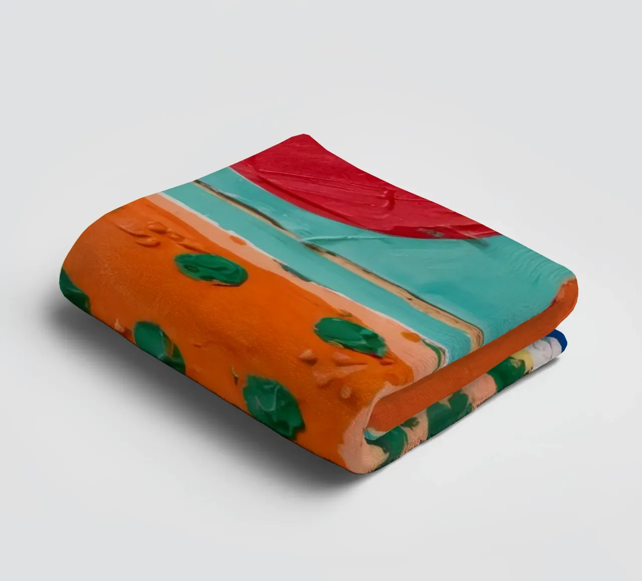 Sunset Blaze Celebration towel by Sublime Layers