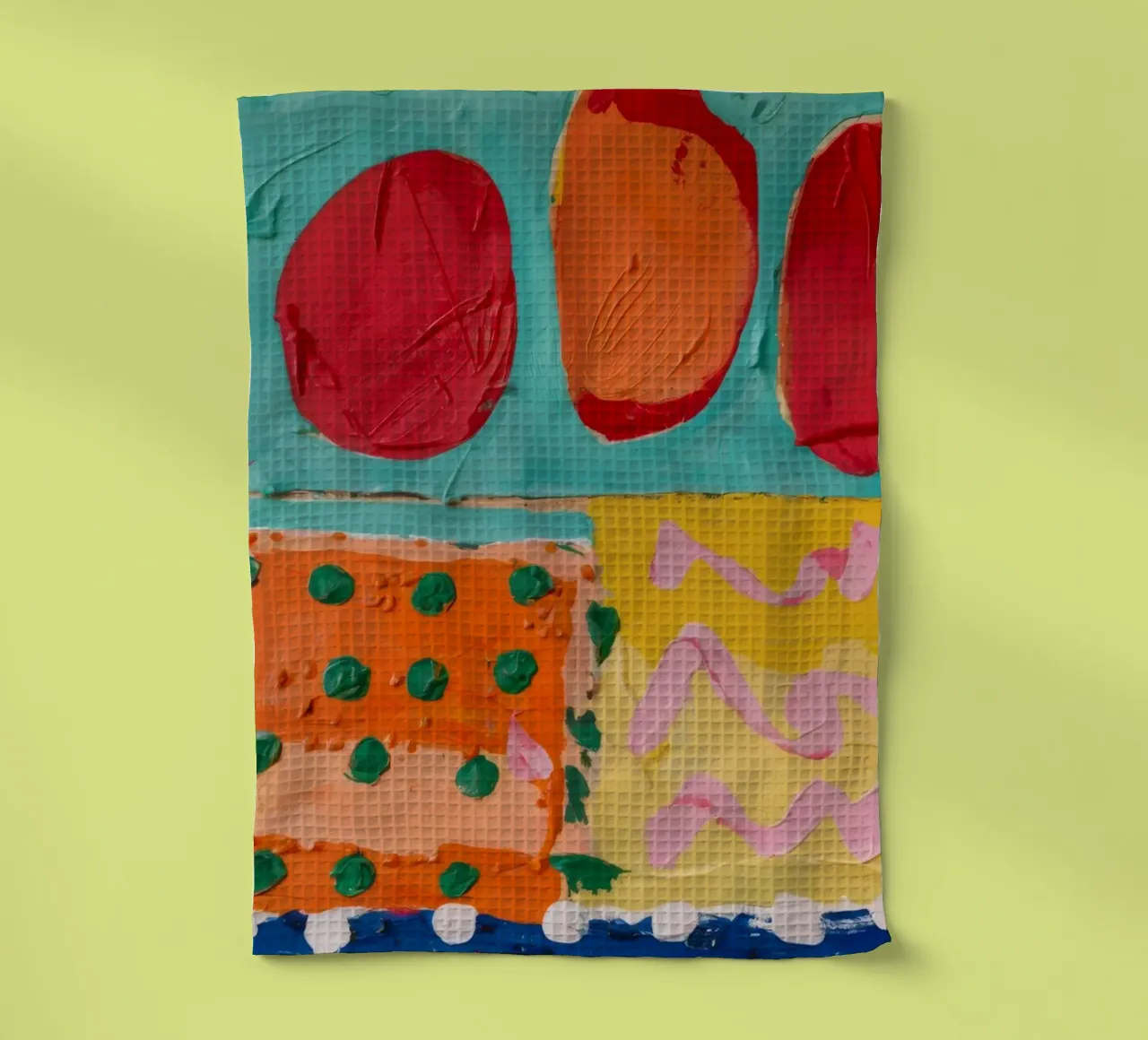 Sunset Blaze Celebration tea towel by Sublime Layers