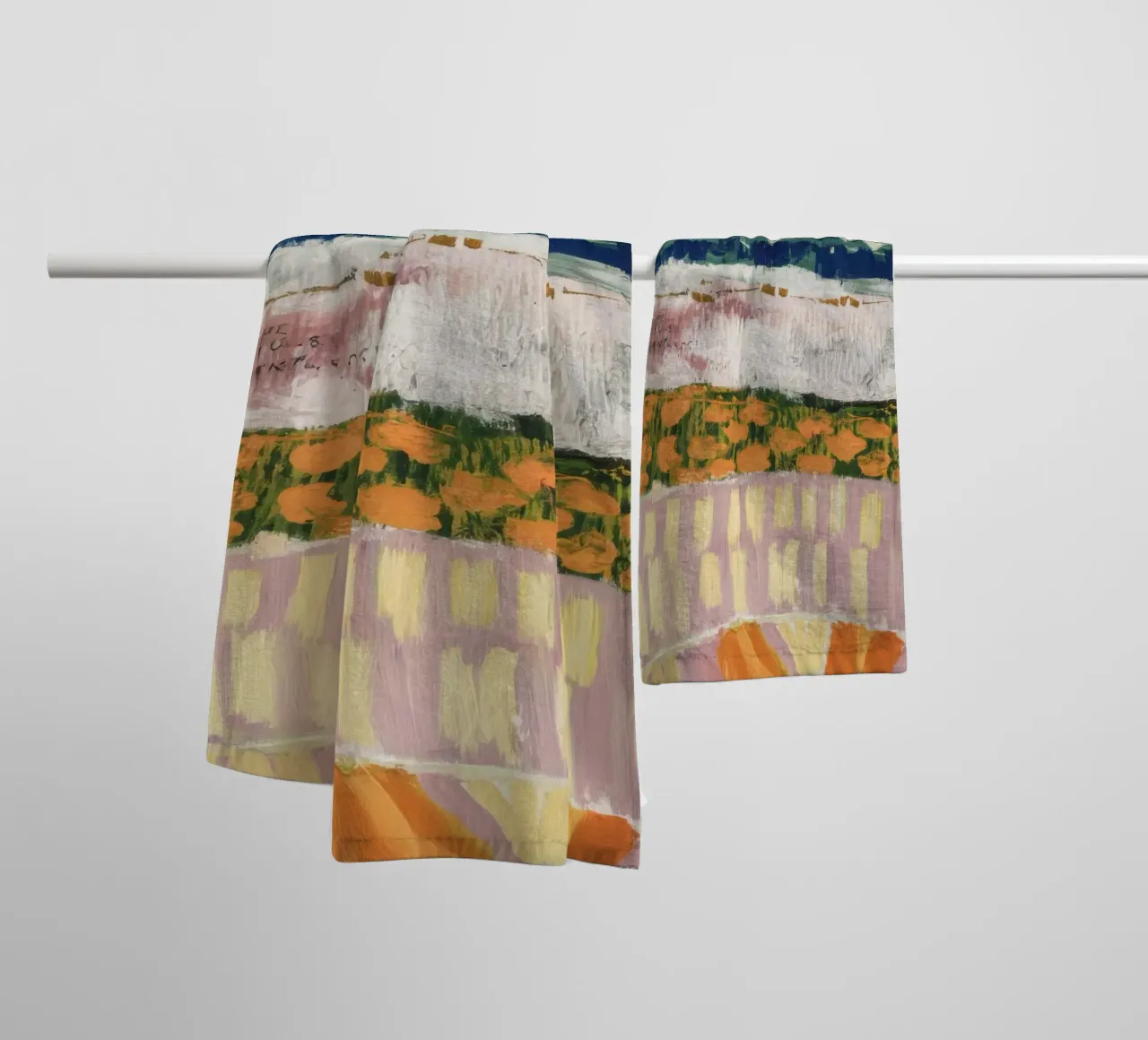 Mystic Strata Echoes towel by Sublime Layers