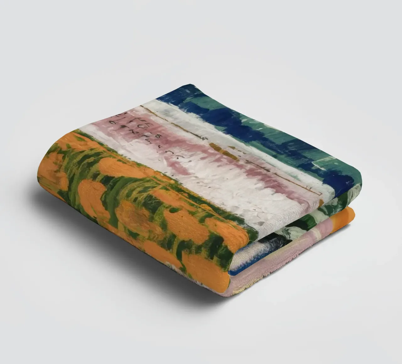 Mystic Strata Echoes towel by Sublime Layers