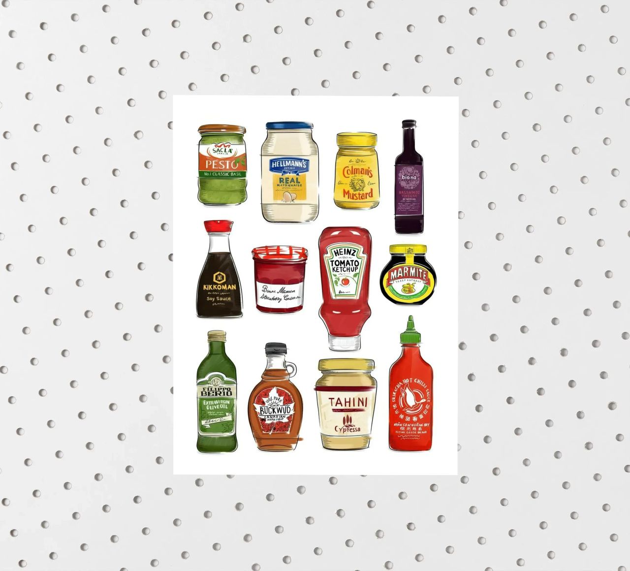 Condiments Kitchen sticker by Sophia Gray