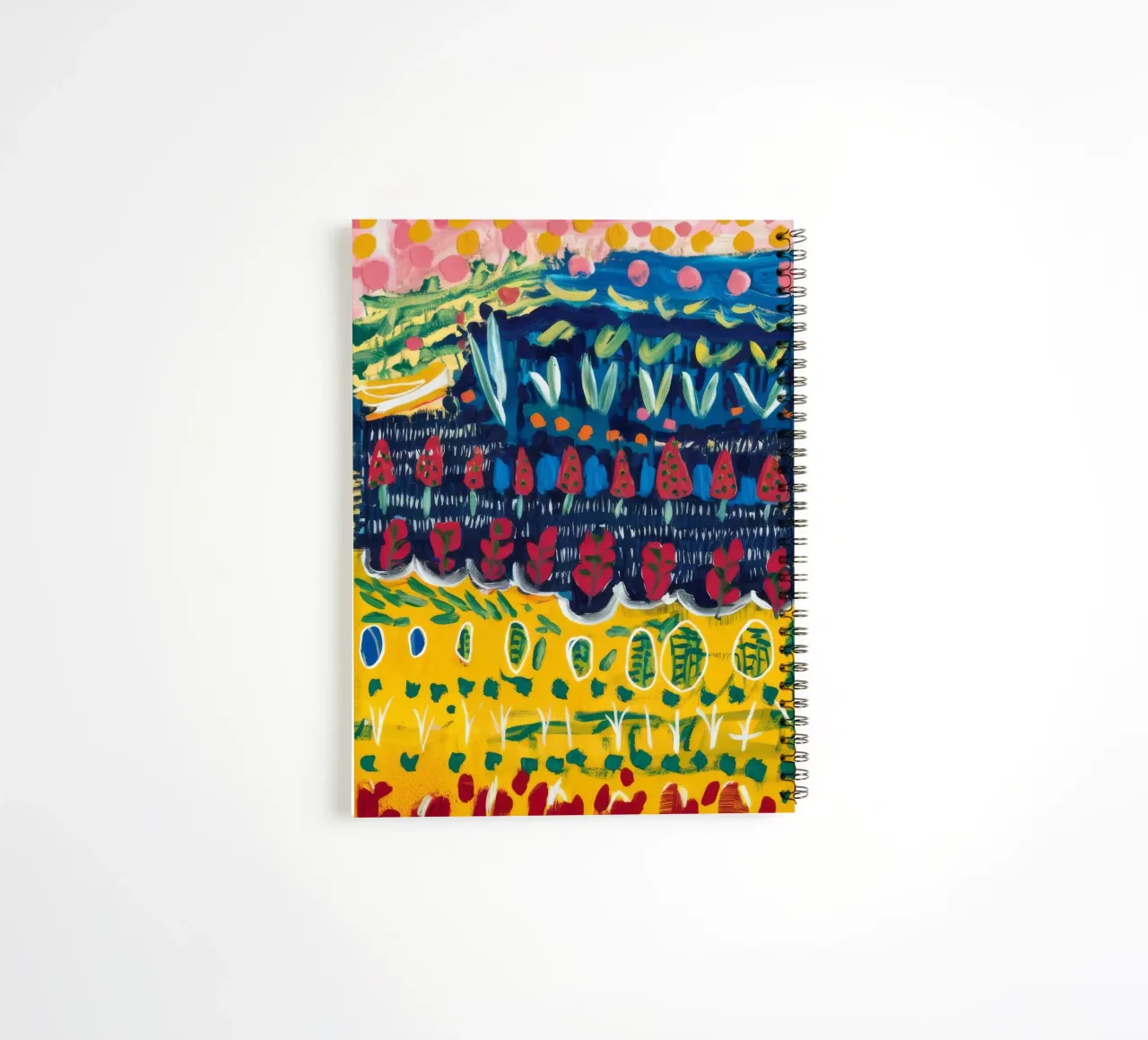 Nocturne Bloom Burst spiral notebook by Sublime Layers