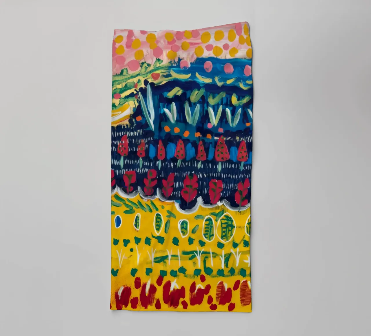 Nocturne Bloom Burst towel by Sublime Layers