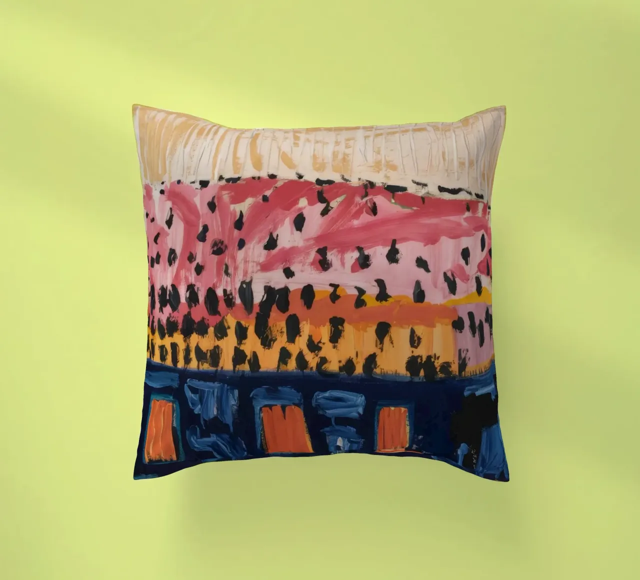 Desert Mirage Warmth decorative cushion by Sublime Layers