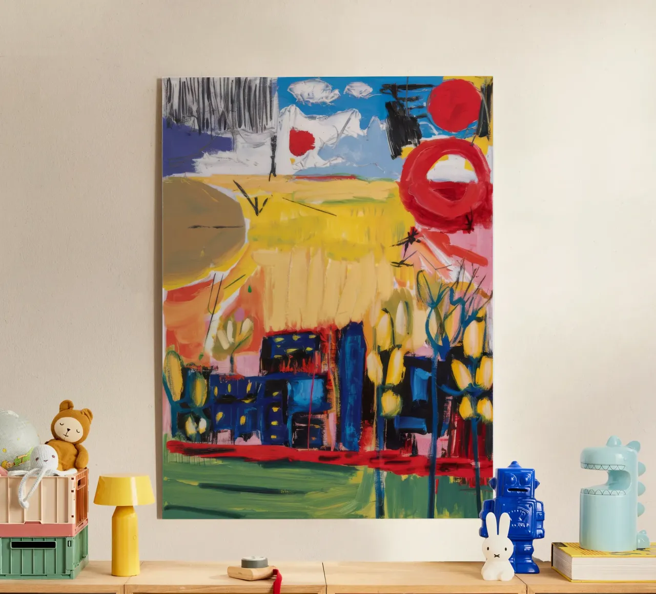 Urban Sunburst Energy acrylic glass by Sublime Layers