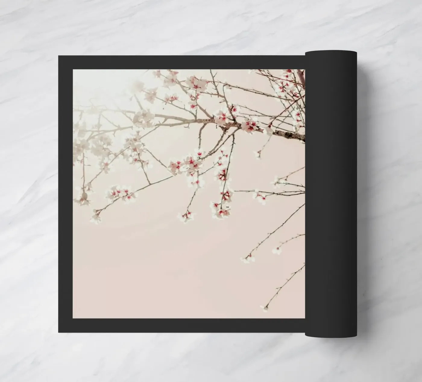 Tree Spring Blossoms doormat by Ingrid Beddoes