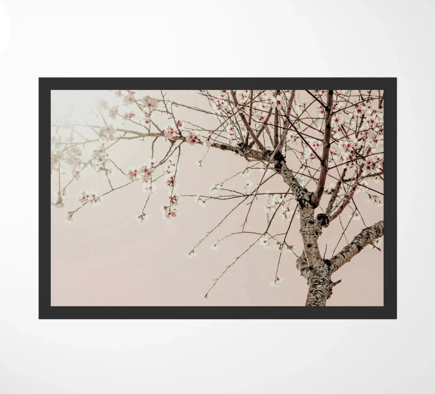Tree Spring Blossoms doormat by Ingrid Beddoes