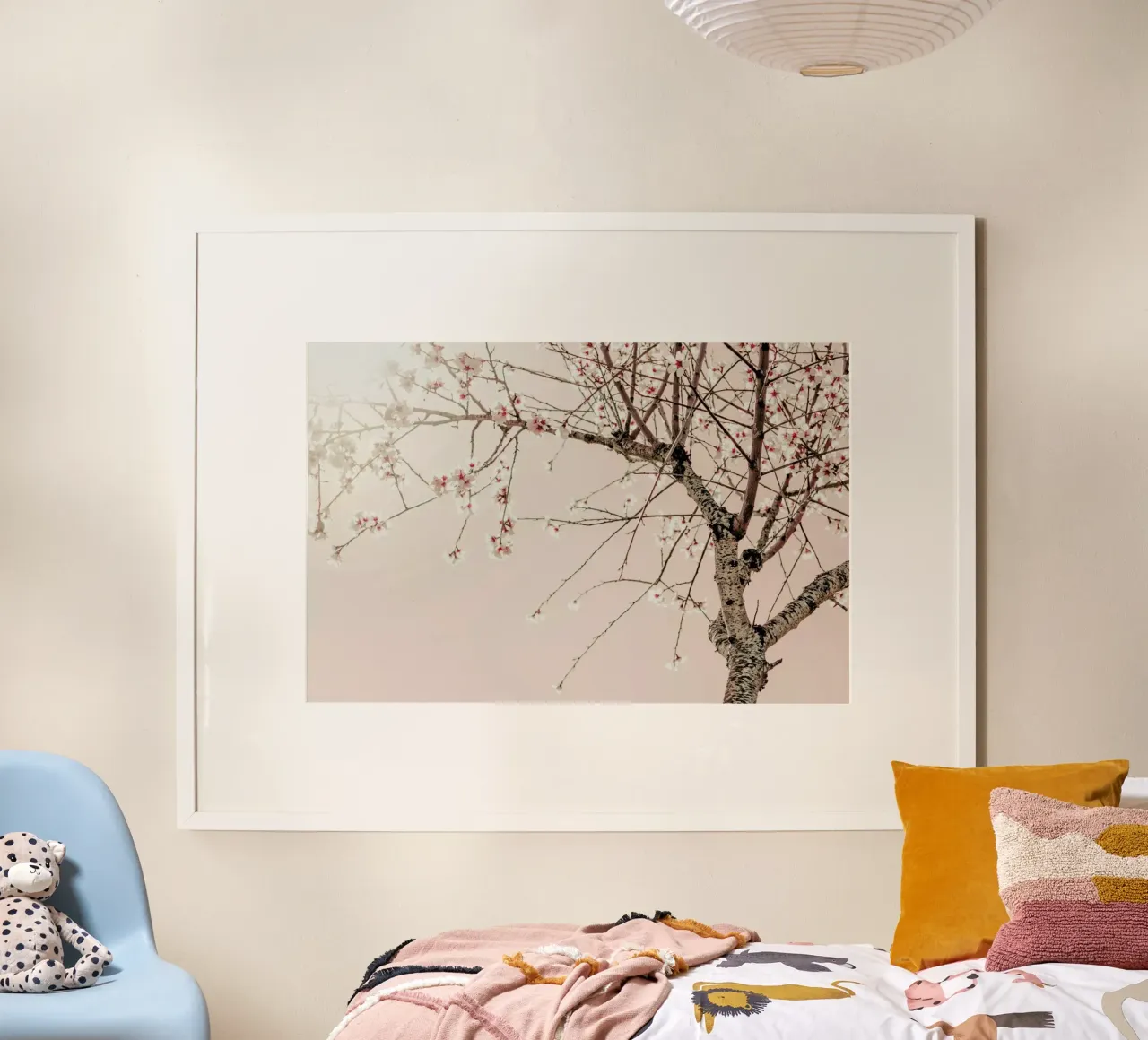 Albero Primavera in fiore carta hahnemühle da Ingrid Beddoes