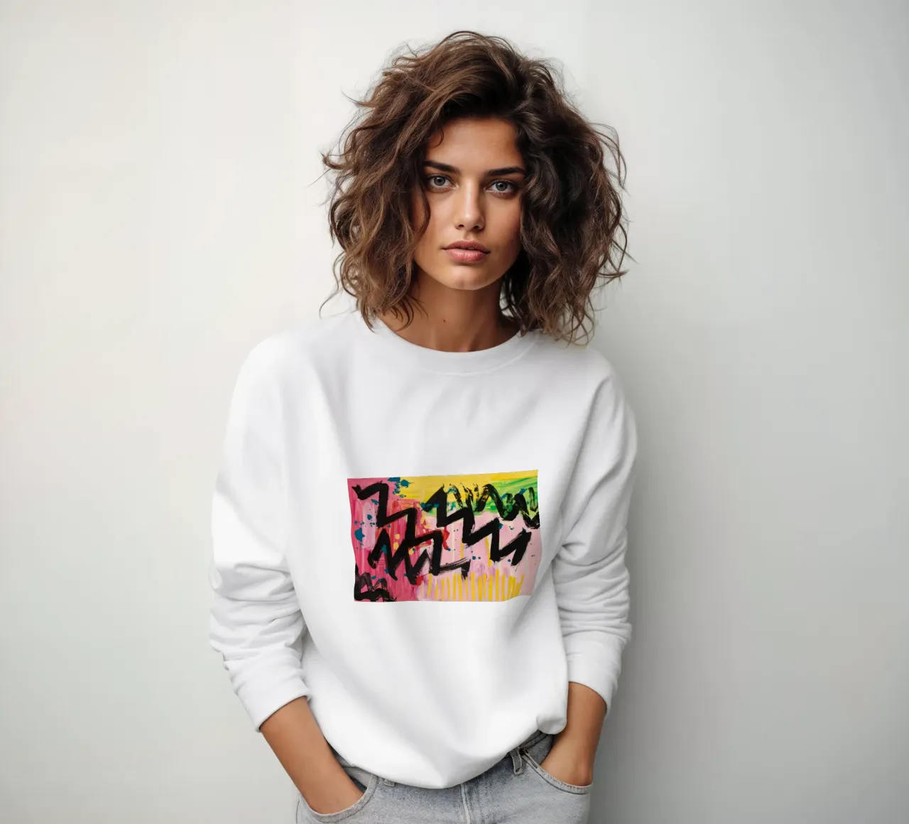 Impulso del ritmo a zig-zag felpa da Sublime Layers