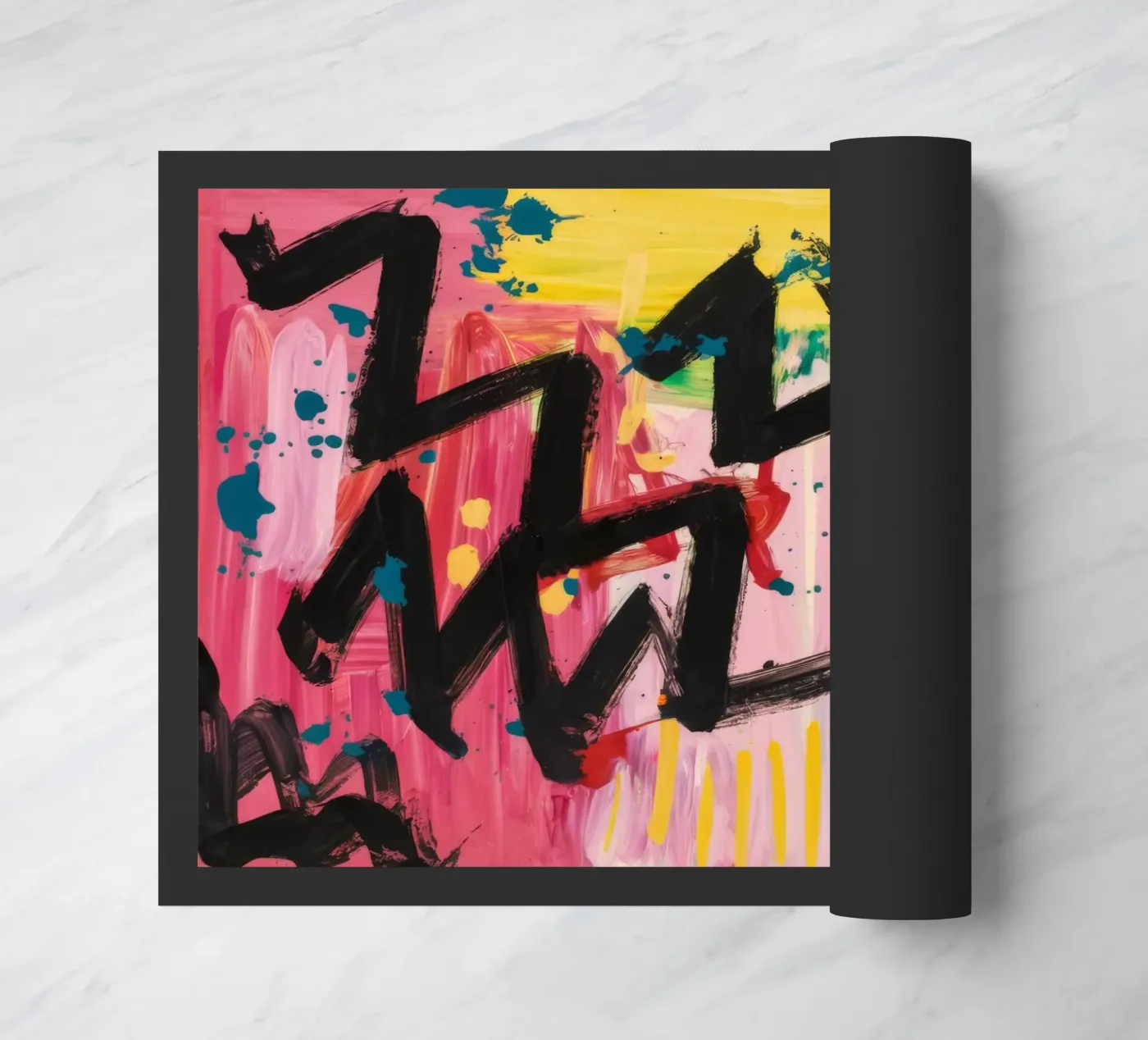 Zigzag Rhythm Pulse doormat by Sublime Layers